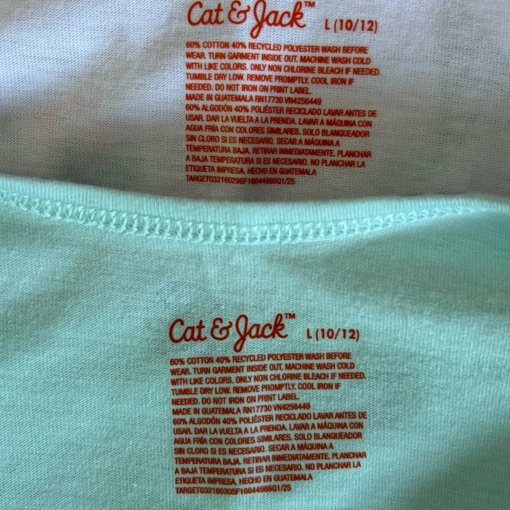 NWT Girls 10/12 Tank Tops & Denim Jeans Shorts Sets Outfits Art Class Cat & Jack - Picture 5 of 5